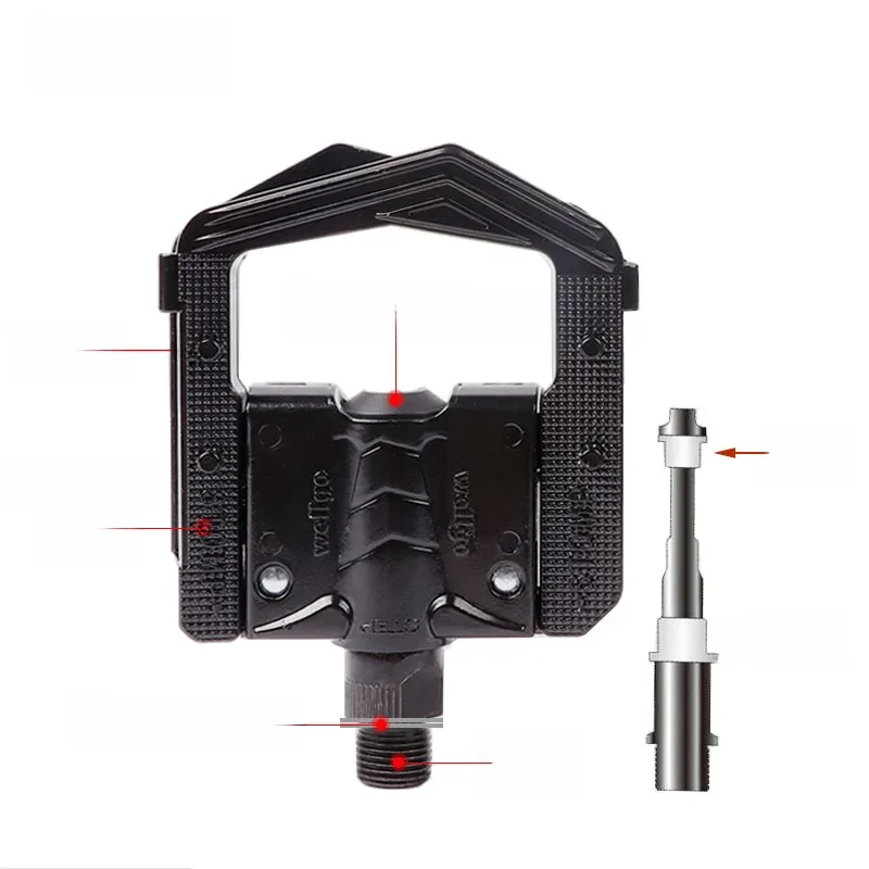 AliExpress WELLGO F178 F265 Pedal Mountain Bike Folding Bicycle Pedals Aluminum Alloy/PP Folding Sealed Bearing