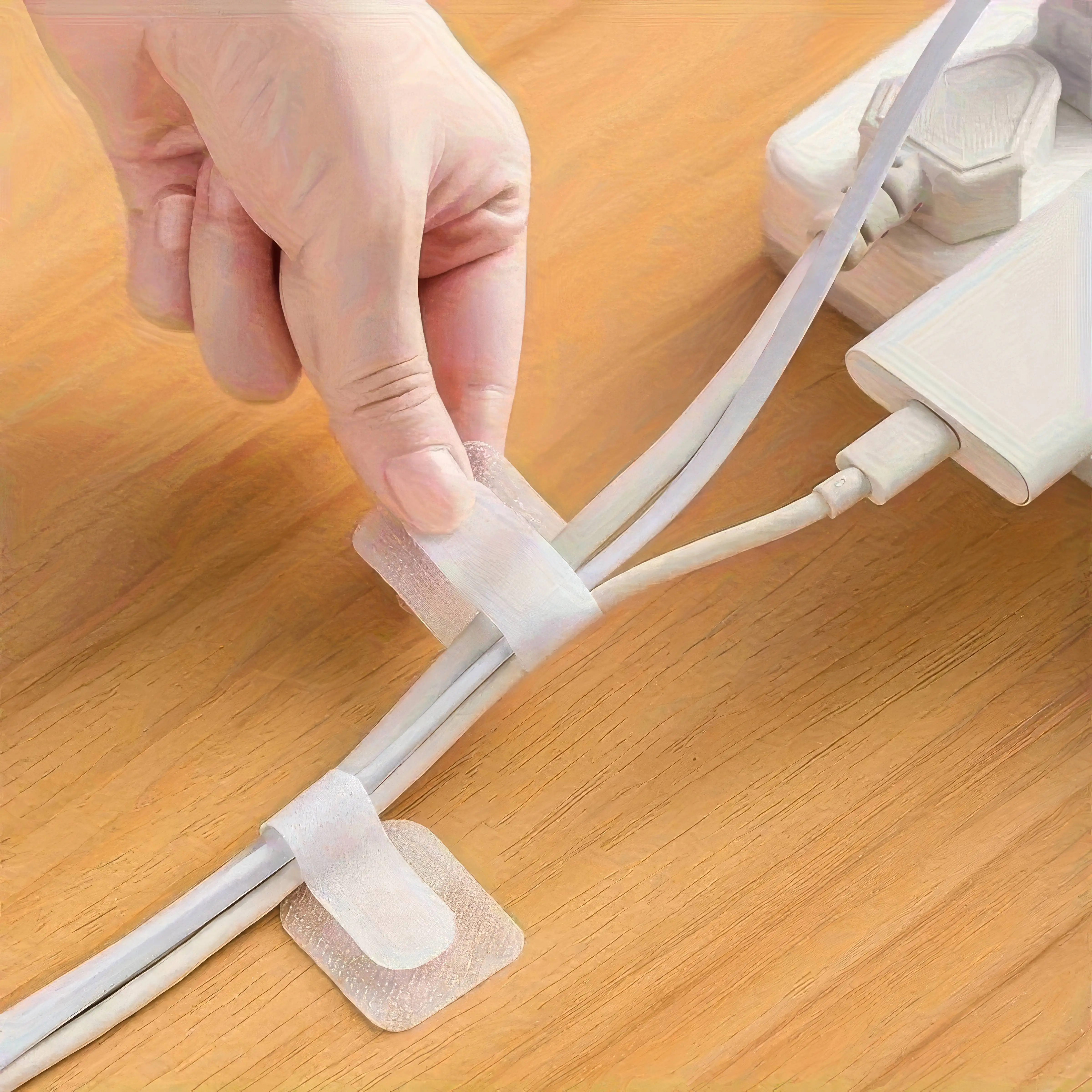 10-Pack Multipurpose Cable Ties, Convenient Solution for Taming Charger Cords & Creating Order