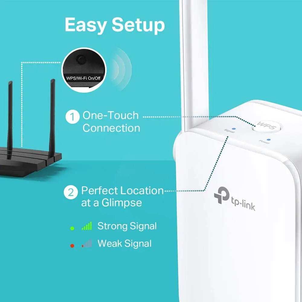 Imagem -05 - Link Wi-fi Range Extender Tl-wa855re Antenas Externas Tl-wa855re 2.4 Ghz Roteador tp