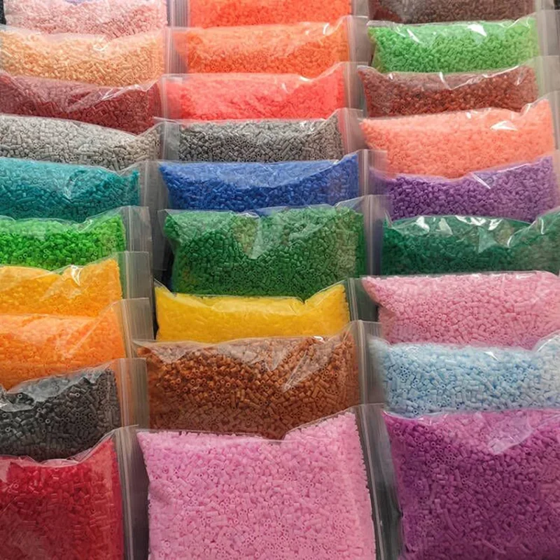 2.6MM 39 kolorów 5000szt Pixel Puzzle Melting Iron Beads dla Hama Beads Perler Fuse Beads Diy Wysokiej jakości ręcznie robiony prezent — zdjęcie 2