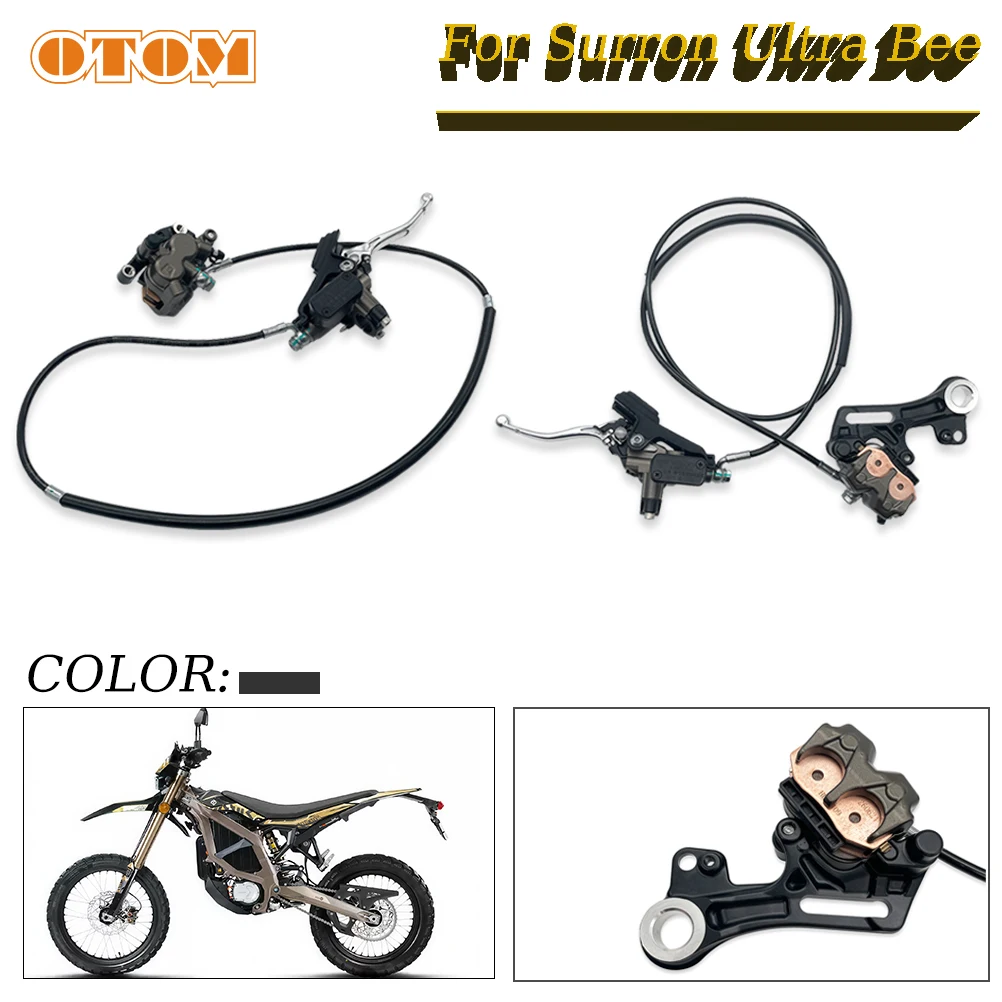 For Surron Ultra Bee Motorcycle Front & Rear Brake Lever Kit Cylinder Pump Caliper Assembly SUR RON UltraBee Electric Dirt Bikes