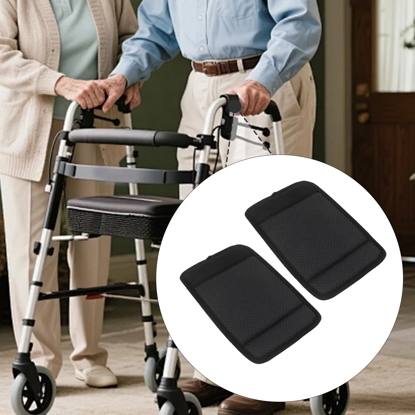 Soft Walker Handle Grips - 2 Pack - usage example