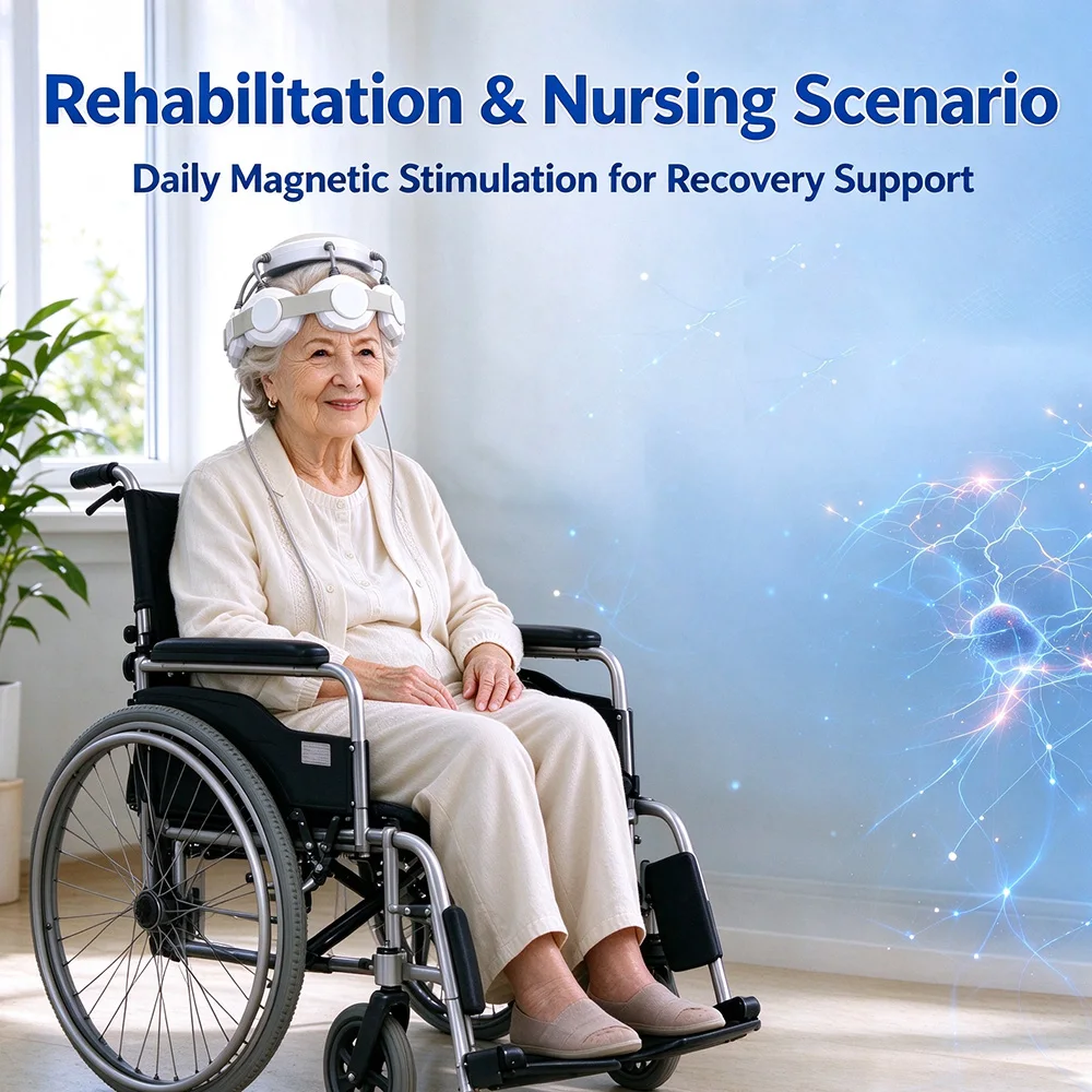 ZJKC Transcranial Magnetic Stimulator RTMS Brain Therapy Machine Non-Invasive Neuromodulation Device for Stroke Parkinson