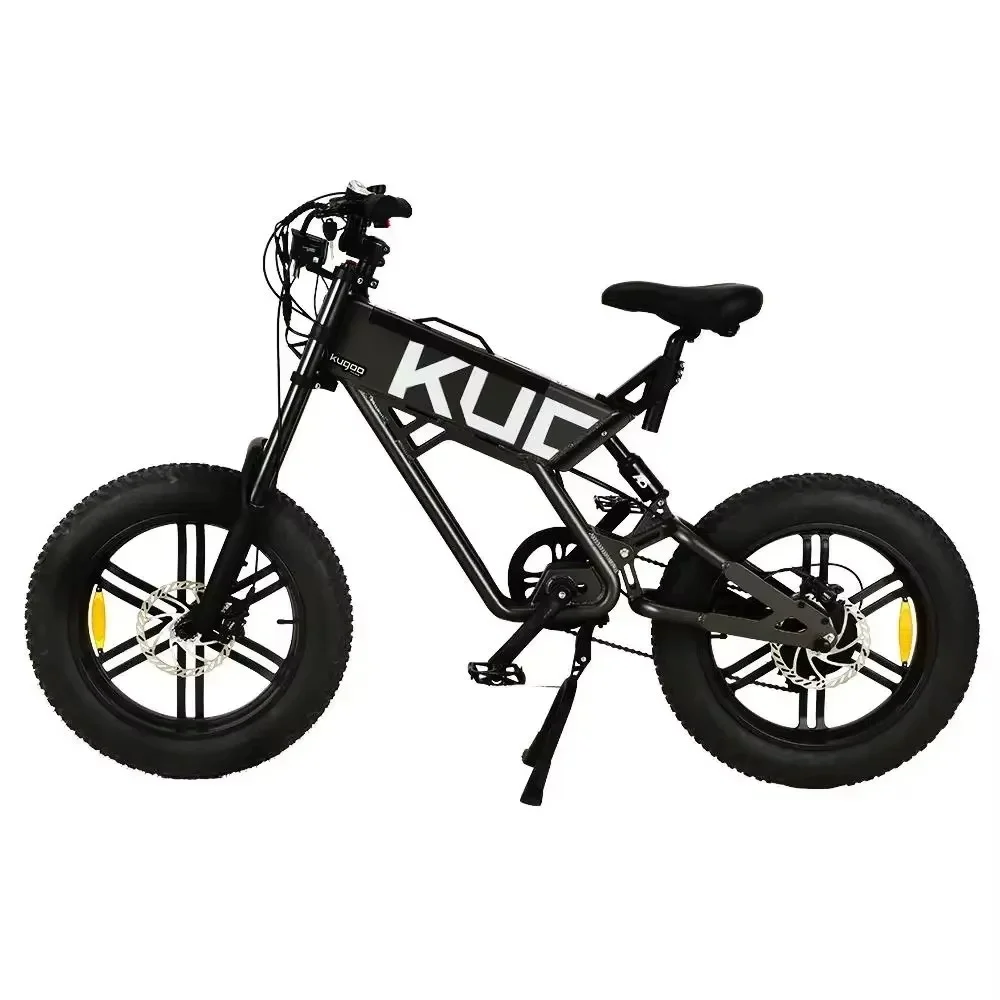 Vélo Électrique T01 de 20 Pouces et 1000W pour Adulte, Bicyclette avec Batterie Parfaite de 48V et 13Ah, Amortisseur pour Touriste, Nouveauté
