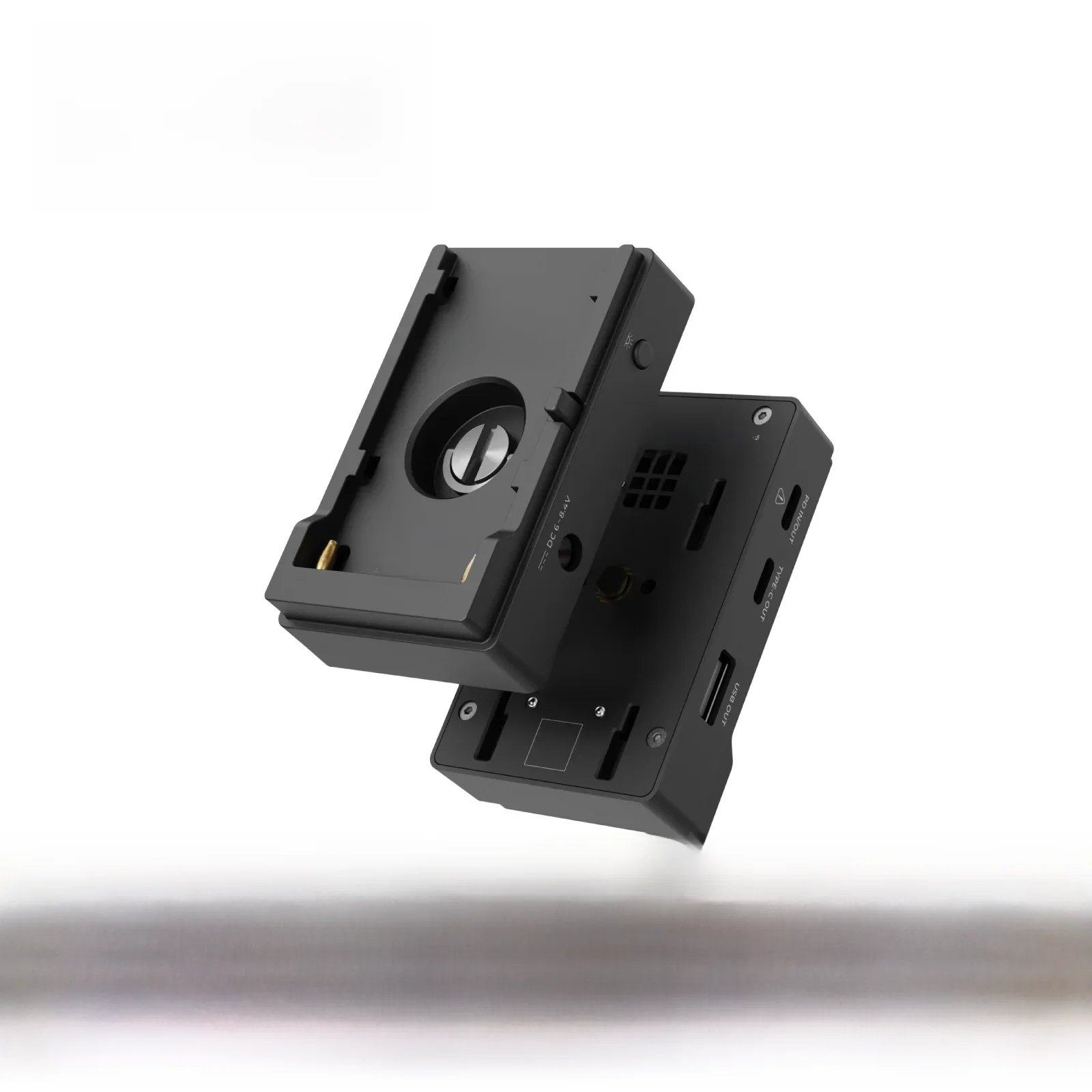 Toprig ACC004-P NP-F Battery charger Adapter power supply plate 1/4'' Screw Mount, Compatible with Sony NP-F550/750/970 Battery