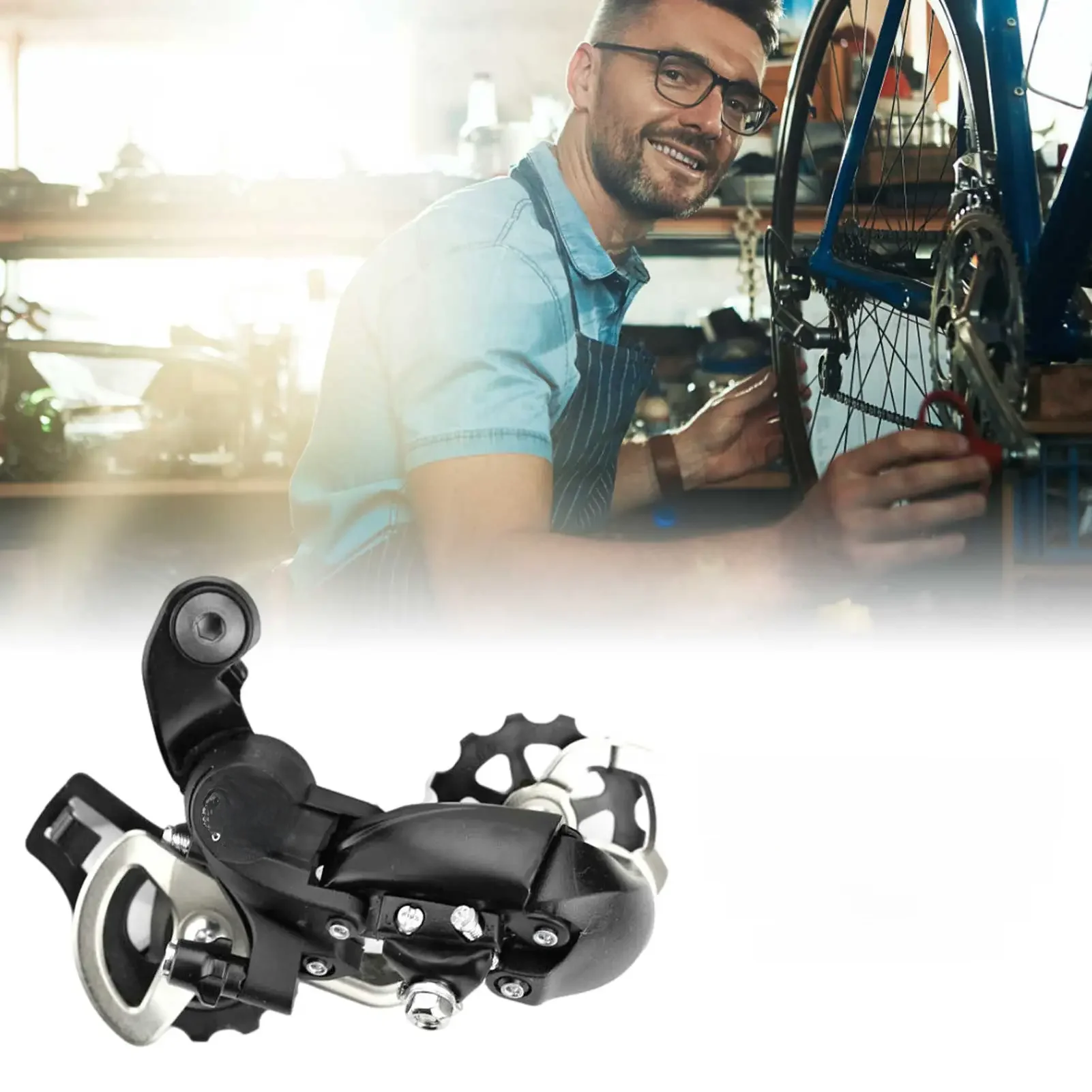 AliExpress Aluminum Alloy RD TX35 7/8 Speed Direct Mount Rear Mech Derailleur Bike Accessories High Speed Teeth Adjustment Bicycle Parts