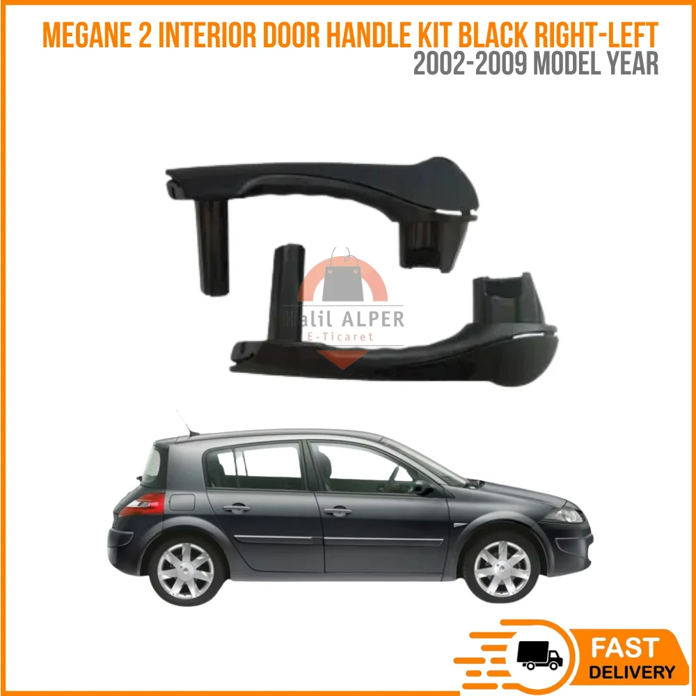 

For Megane II 2MK2 interior door hand kit black right-left 2002-2009 OEM 7701475315 - 7701475316 car hardtop accessories