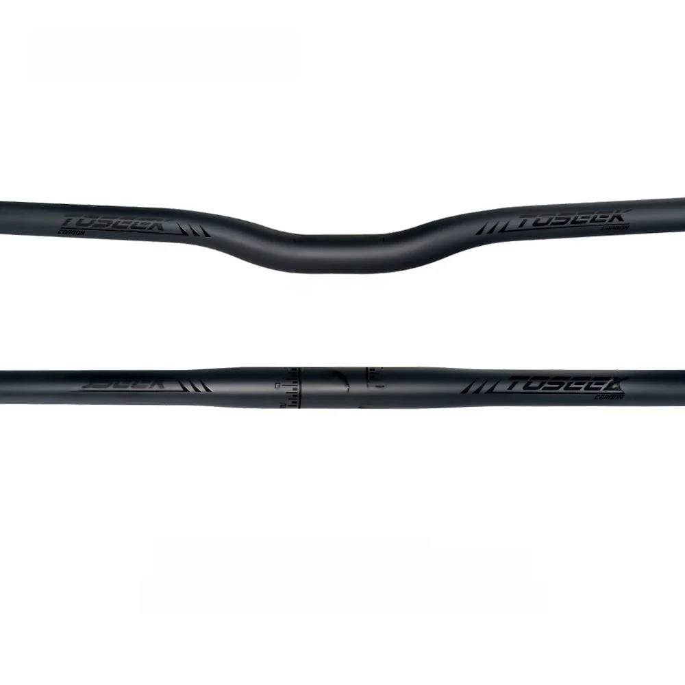 AliExpress TOSEEK Full Carbon Handlebar 25.4mm Folding Bike Horizontal Handle Bar 400-700MM Matt Black Ultralight Bicycle Straight Handleba
