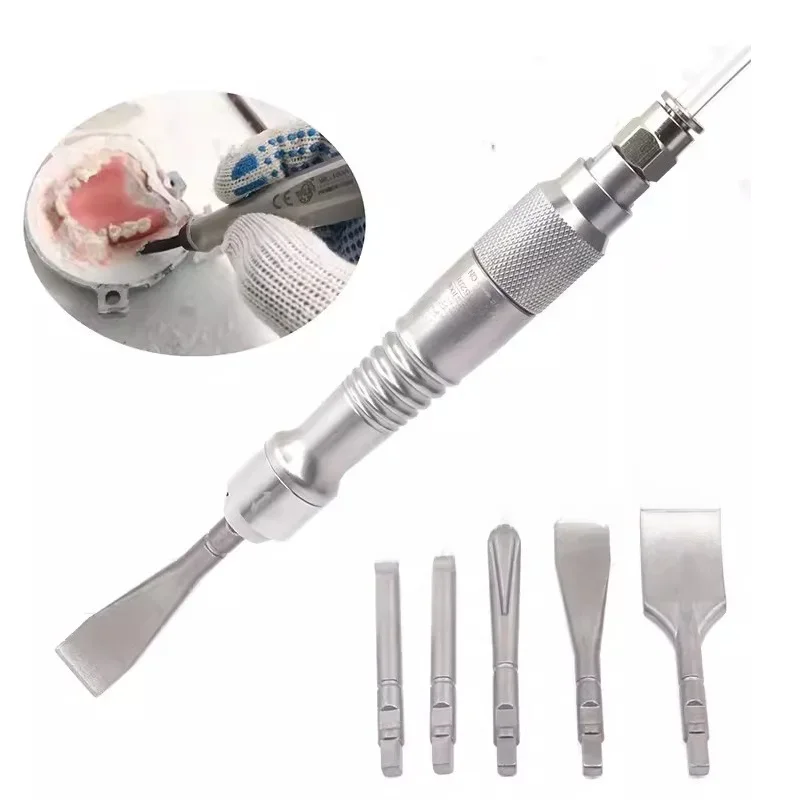 Łopata pneumatyczna Dłuto pneumatyczne Komercyjna rzeźba w stomatologiczna Łopaty wibracyjne Dental Medical Gypsum Cast Air Flux Chipper Łopata gazowa — zdjęcie 2
