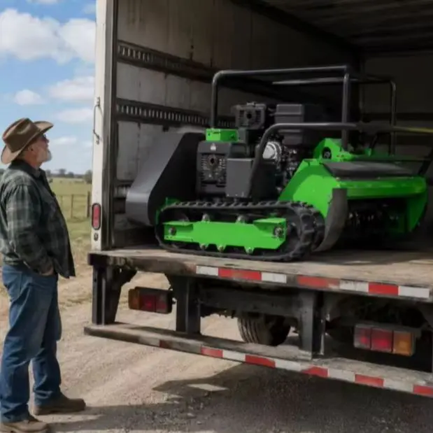 

Custom Flail‑Type Remote Control Diesel Lawn Mower, All‑Terrain Robotic Mower 800‑1200mm, CE & EPA Certified