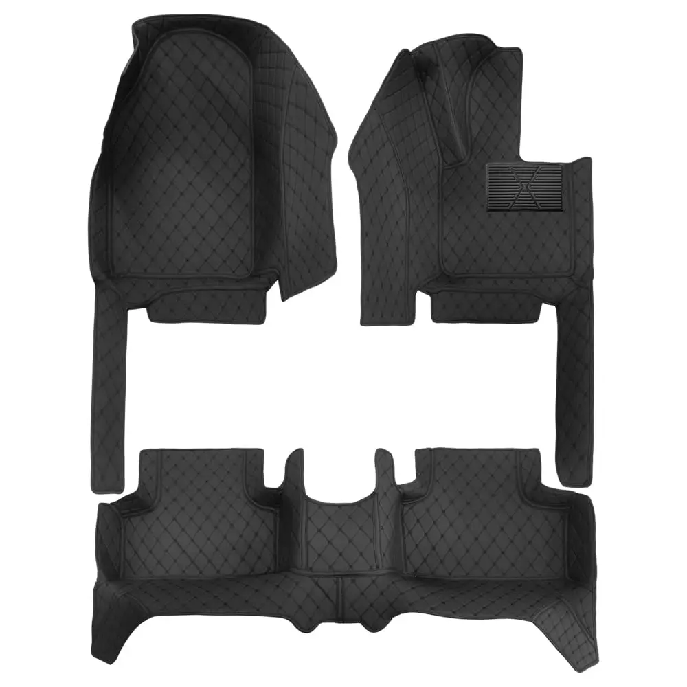 FASHION PU Leather LUXURY Car Floor Mats For Volvo XC60 2018-2019 Waterproof Carpets Interior Accessories(Right-Hand)