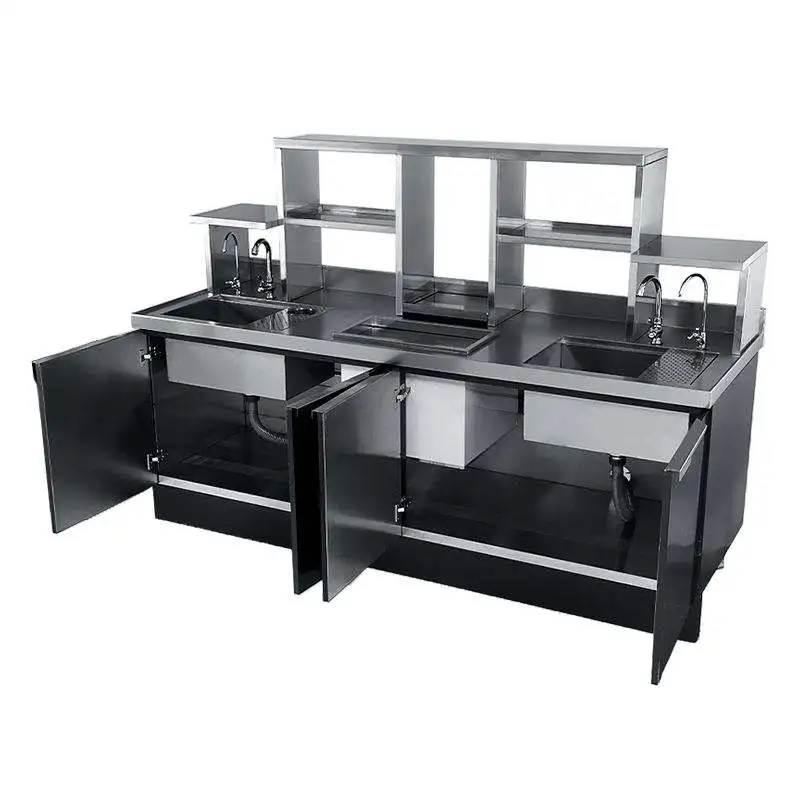 

Wholesale Hot Selling Bubble Tea Shop Equipment Milk Tea Counter Station Tea bar Machine Water bar