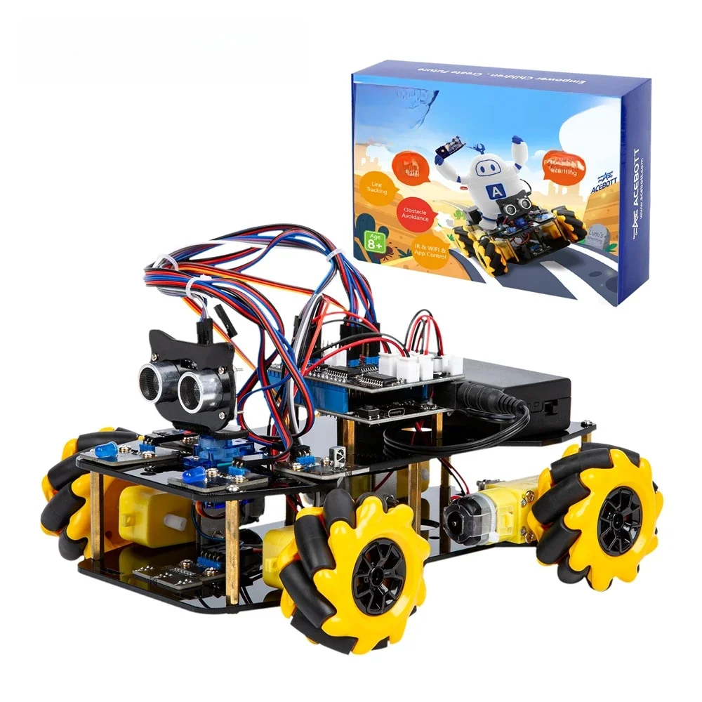 ESP32 Smart Robot Car Kit Zdalnie sterowany samochód do projektu programowania Arduino STEM Education Science Coding Kit — zdjęcie produktu 7