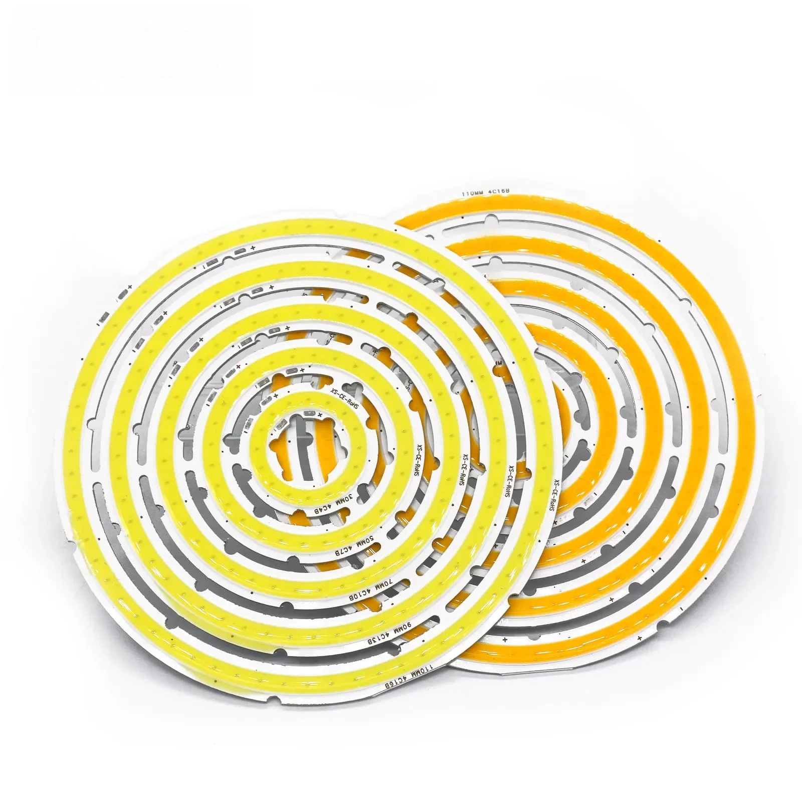 Source de lumière LED COB 12VDC 2W/3W/4W/5W/6W/7W/8W/9W/10W/11W/12W, accessoires pour ampoule DIY, source circulaire Angel Eye, blanc froid et blanc chaud