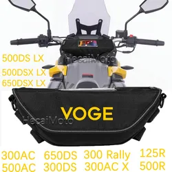 Saco de armazenamento impermeável e poeira guiador, acessório de motocicleta para VOGE 125R 300AC 500DS LX 300ACX 300 Rally 300R 300 Rally