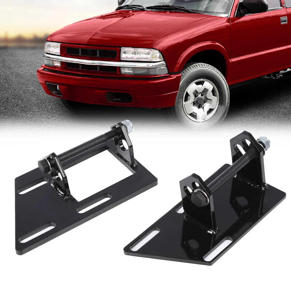 2개입 자동차 전면 엔진 교체 마운트 브래킷 1983-2005 S10 S15 블레이저 지미 소노마 브라바다 아이언 블랙 강력 내구성