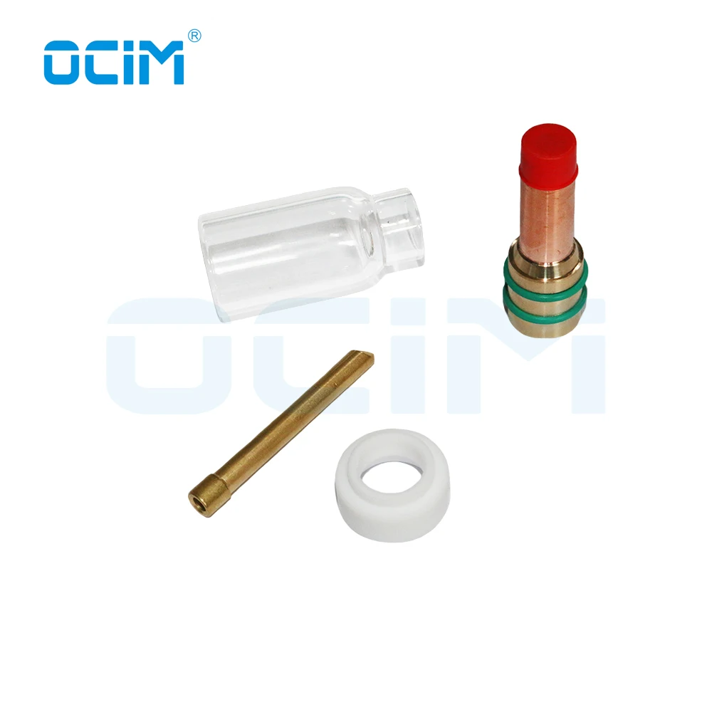 TIG Gas Lens  Glass Cup  Nozzle fit for WP26 17 18 Torch