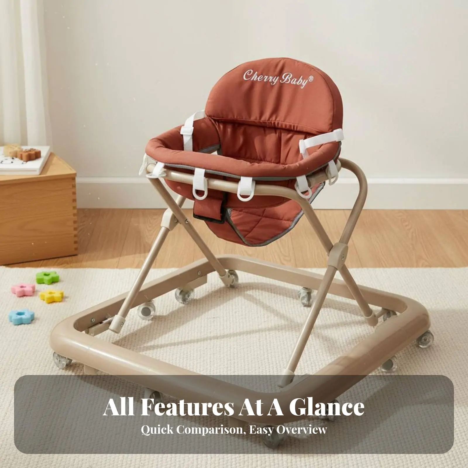 Infant Rolling Seat Replacement Cushion Breathable Mesh Supportive Multiple Designs for Infant Rolling Seats