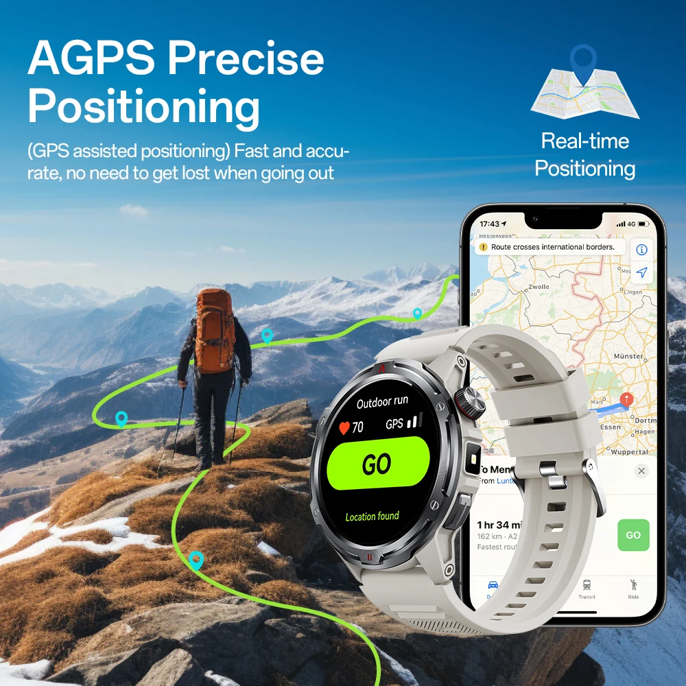 Aolon Tetra R4 Smart Watch 1.4 - огляд і ціна Electronics Quiz