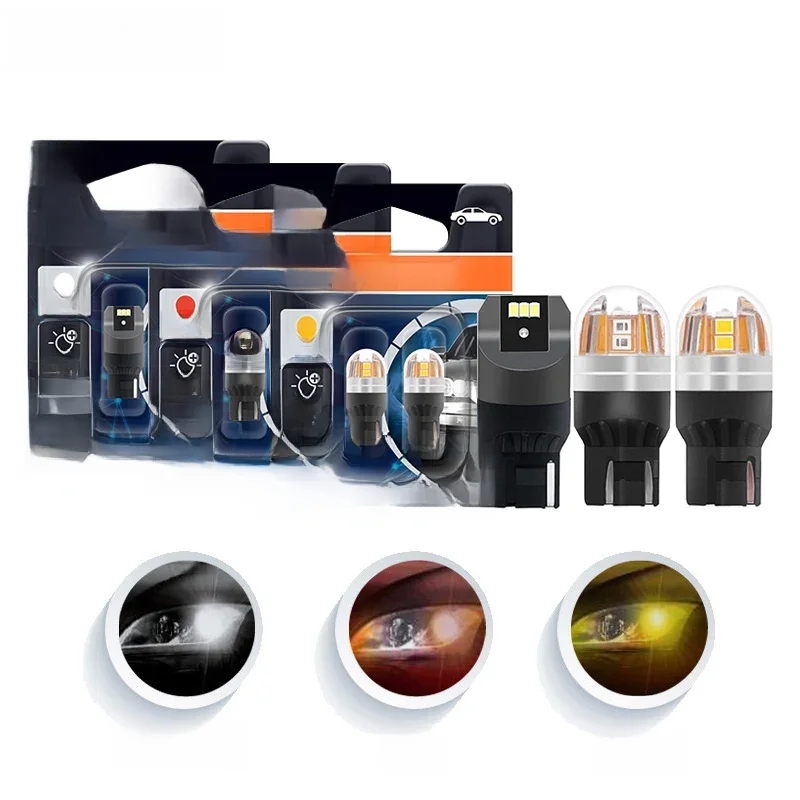 OSRAM Upgrade LED T20 W21W WY21W W21/5W Turn Signal Light 7440 7443 LEDriving SL Advance LED Car Reverse Lamp Brake Stop Bulb 2X — zdjęcie 2
