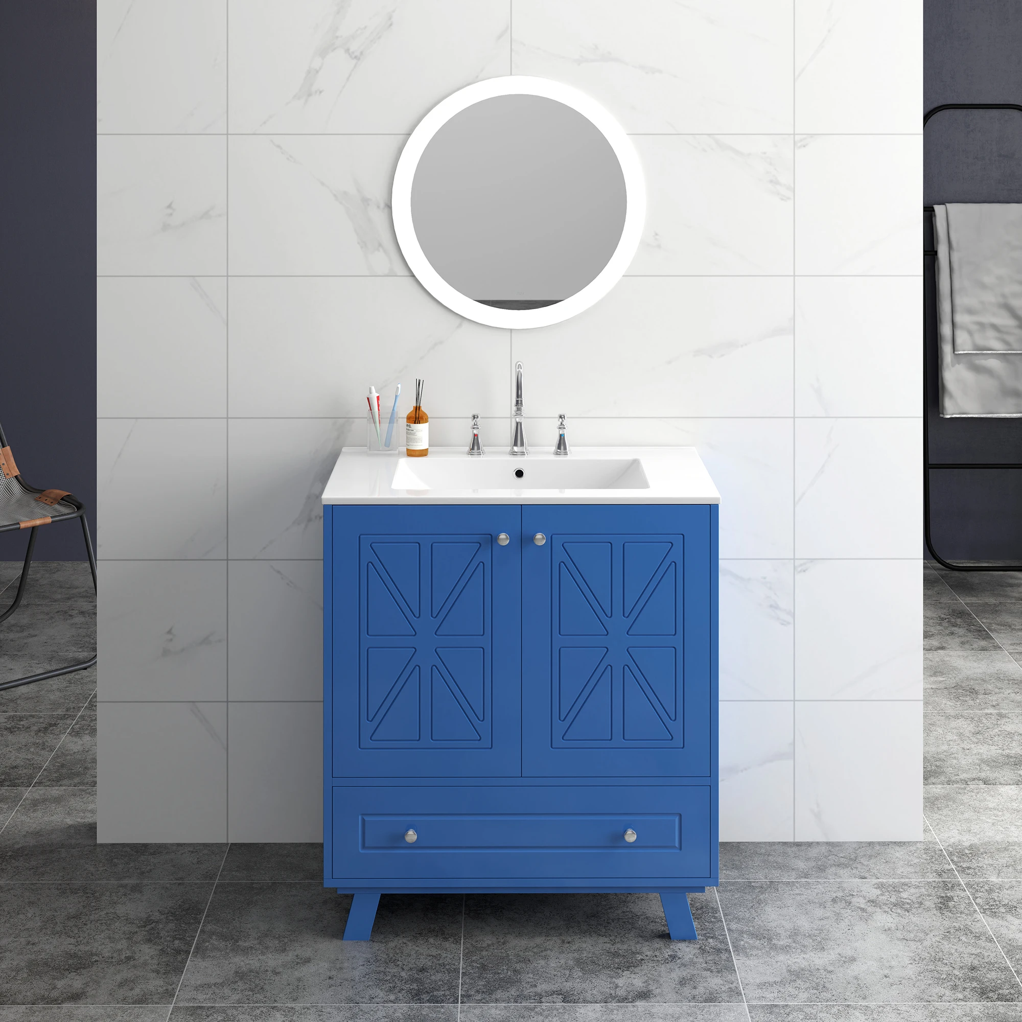 People who pay attention to the quality of life; this bathroom washbasin is sturdy, durable and beautiful, which effectively imp