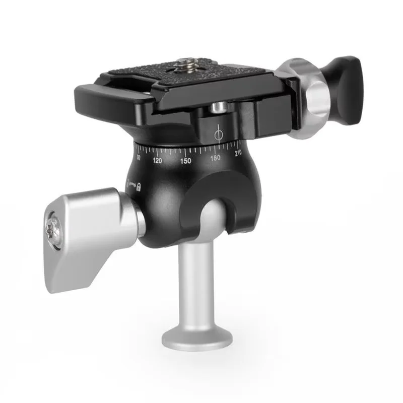 BAFANG BFQ-01A Quick Release Trigger Inverted Ball Head, Lightweight Aluminum Alloy Panoramic Tripod Head for DSLR Camera