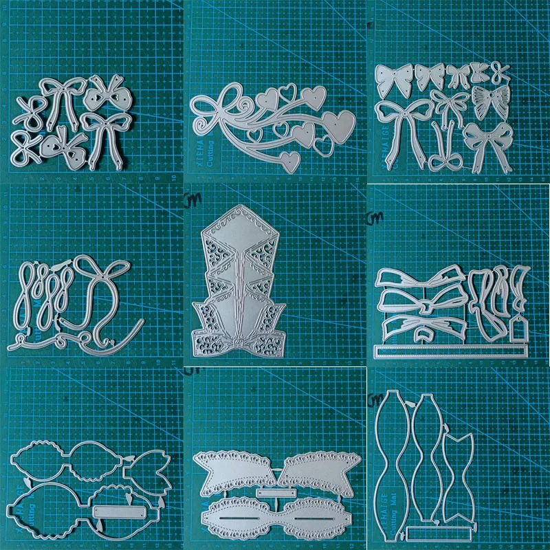 boog metalen stansmessen schimmel Scrapbooking decoratie papier ambachtelijke mes schimmel mes punch sjabloon Embossing stencils - afbeelding 2