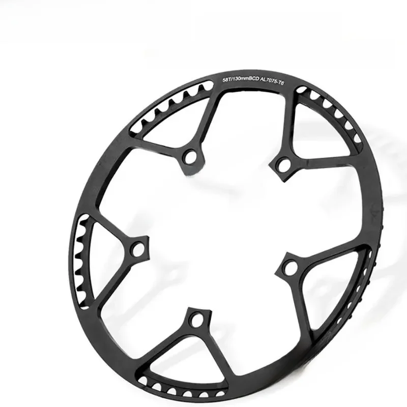 AliExpress NONE Litepro BMX 45T/47T/53T/56T/58T AL7075 Chain Wheel 170mm Crank Chain Ring  Single Speed 130BCD Bike Crankset Bicycle Accessories