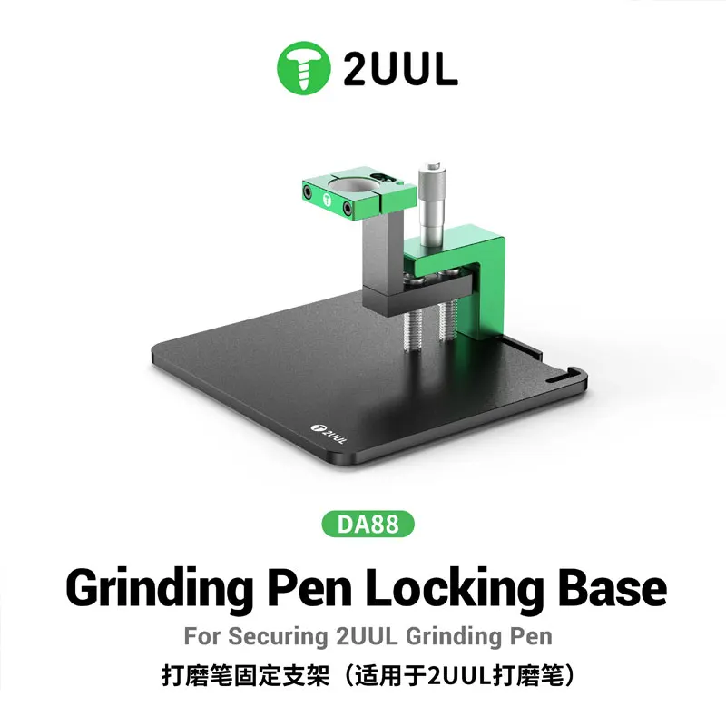 2UUL DA88 Electric Grinder Pen Support Stand Workbench Holder with Locking Bracket for Organized Tool Storage