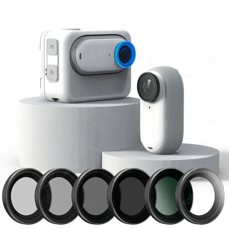 Wodoodporny filtr aparatu ze stopu aluminium do aparatu Insta 360 GO 3S UV/CPL/ND8/16/32/64 Filtr obiektywu do akcesoriów Insta360 GO3S — zdjęcie produktu 7