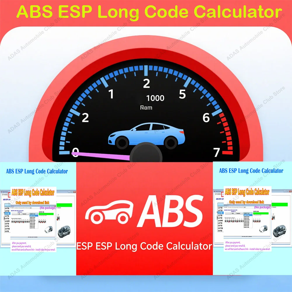 

Car Tools ABS ESP Long Coding Tool | 2025 Newest Version | Unlimited Installation | with Setup Video | VAG Diagnostic Software