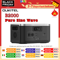 Oukitel B2000 Power Station 2048Wh Lifepo4 Battery Pack 2 Expansion Ports 200W Solar Charger Suitable for Home Outdoor Travel