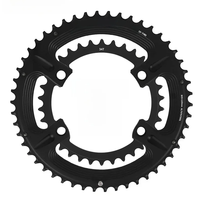 AliExpress BUCKLOS 110BCD Chainring Double Speed Road Bike Chainring 34/36/39/50/52/53T 110 BCD Bicycle Chainwheel for R7000 R8000 R9000