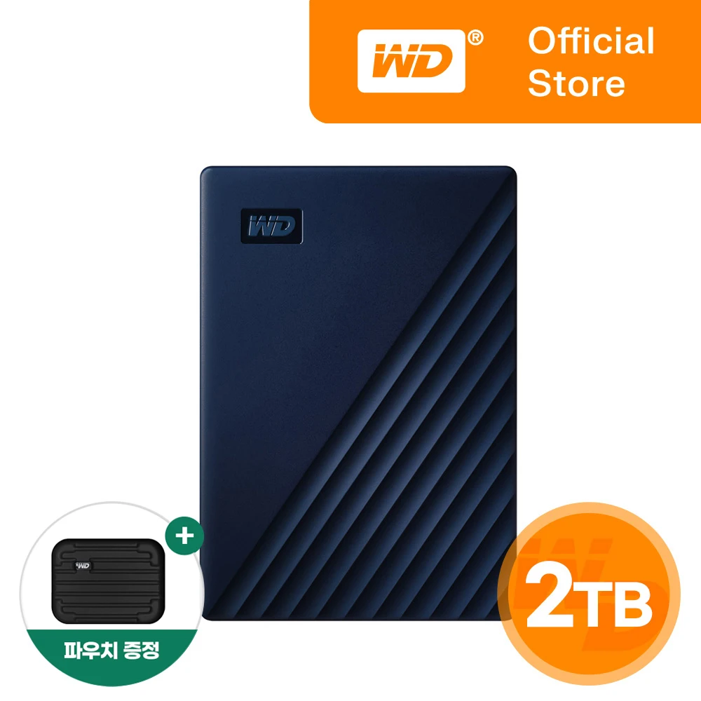 [WD Korea General version] WD New My Passport for MAC 2TB External Hard C Type domestic genuine AS 3 years (domestic same day sent)