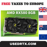 USED RX 580 8g no brasil estoque rx580 de 8gb placas gráficas para jogos promoçao graphics cards amd gpu 2048SP gaming