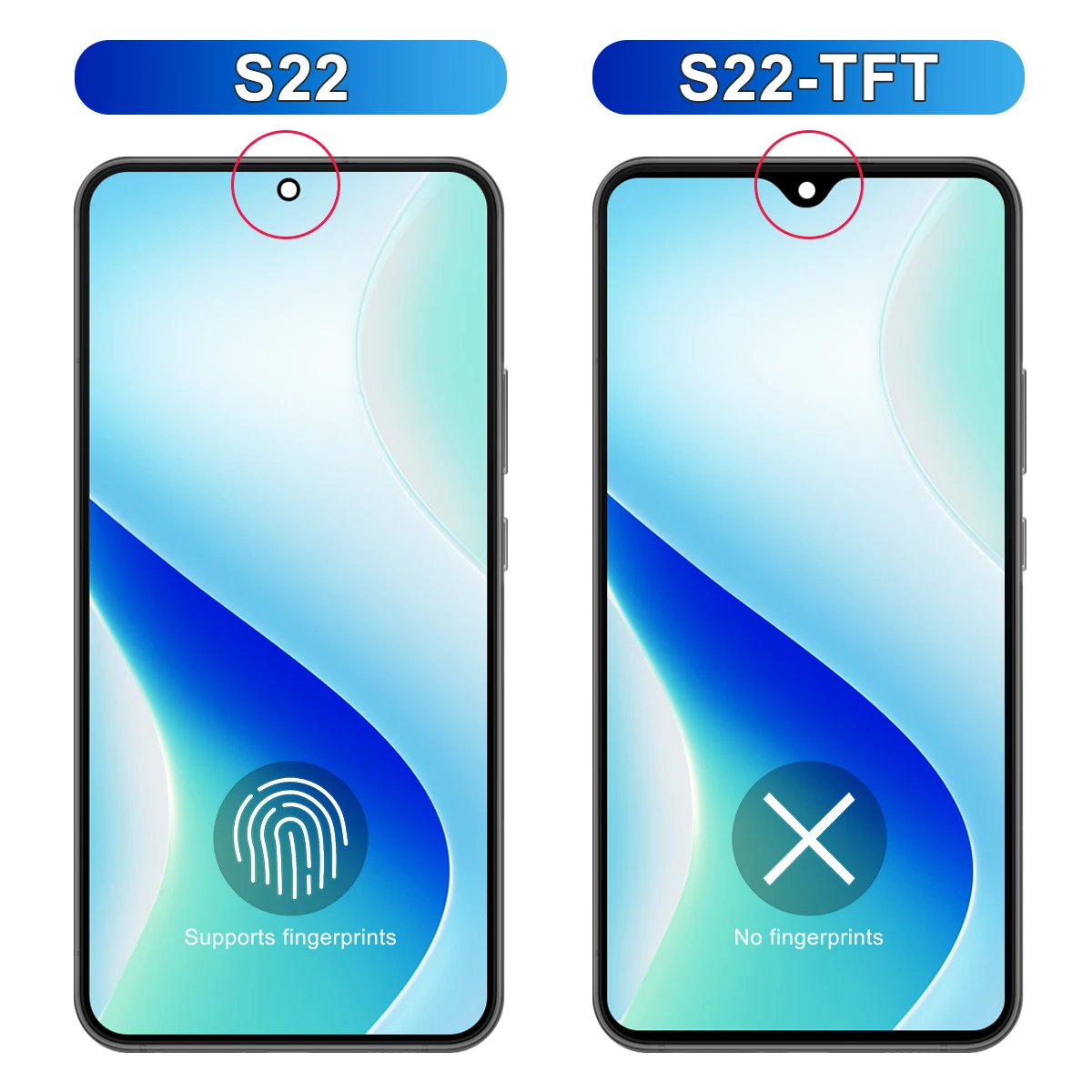 TFT S22 5G Display Screen Assembly for Samsung Galaxy S22 S901B S901B/DS Lcd Display Digital Touch Screen with Frame Replacement