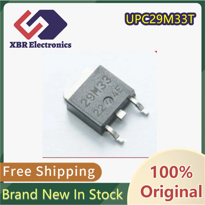 (10/50 Pieces) UPC29M33T TO-252 29M33 3.3V/0.5A Three-Terminal Voltage Regulator Tube Brand New Original Packaging