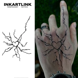 Love lightning Temporary Tattoo,Lasts To 15 Days New Technology Magic Waterproof Semi Permanent Sticker.