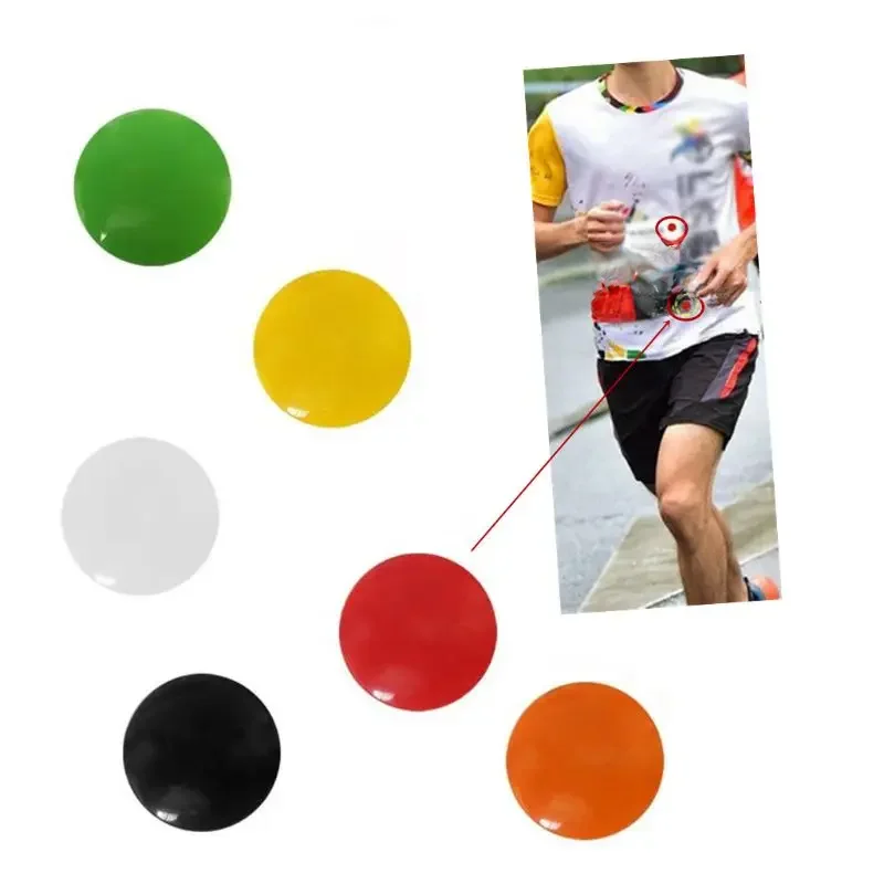 AliExpress NONE 4pcs Marathon Race Number Magnetic Race Bib Holders Running Fix Clips Number Belt Cloth Buckle Triathlon Run Cycling Accessories