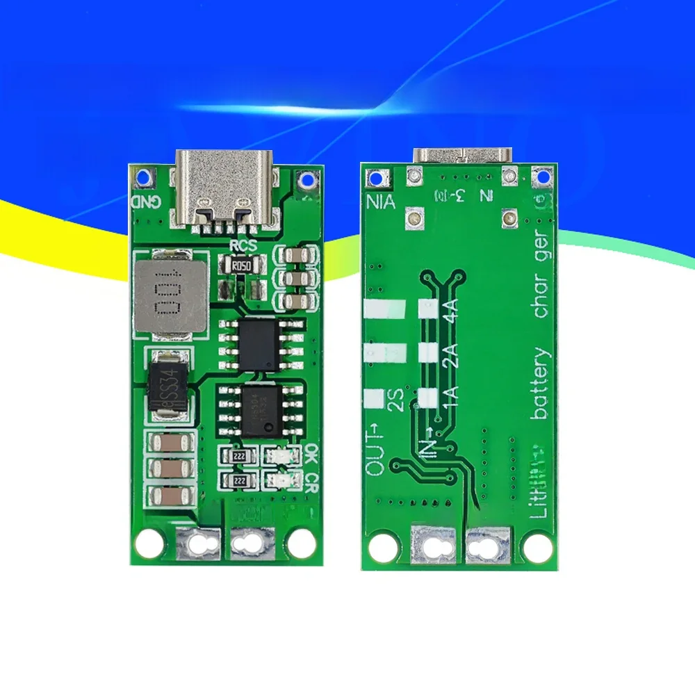 Wieloogniwowa ładowarka 2S 3S 4S typu C do 8,4 V 12,6 V 16,8 V Step-Up Boost LiPo polimerowa ładowarka litowo-jonowa 7,4 V 11,1 V 14,8 V 18650 — zdjęcie 2