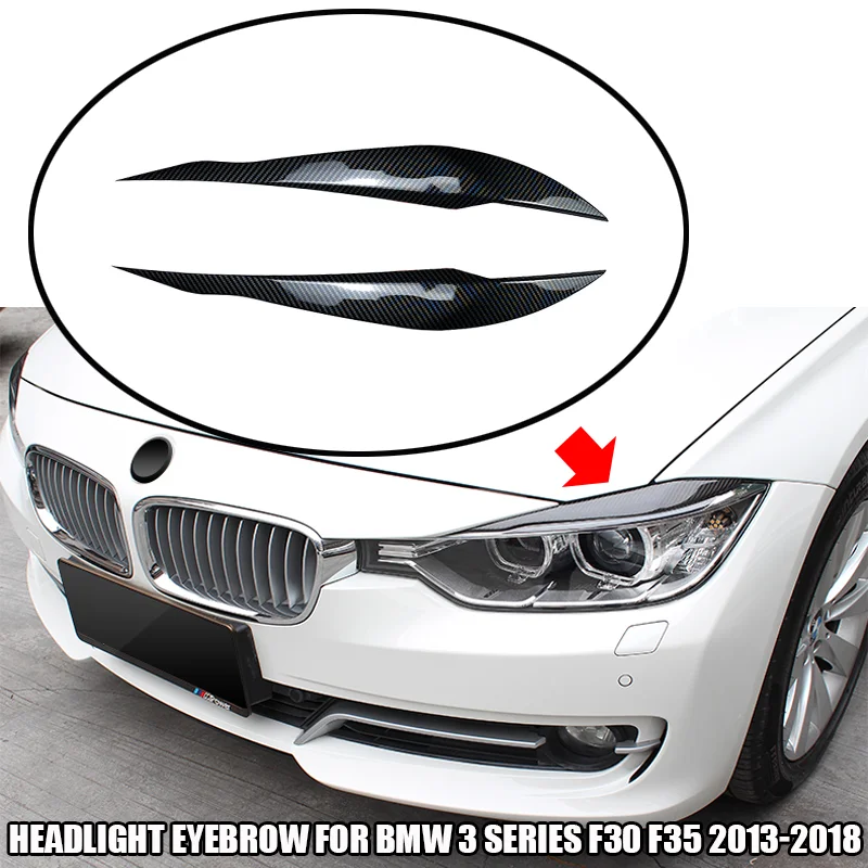 

Аксессуары для BMW, накладки на передние фары 3 серии F30 F31 F32 F34 F35 318I 320I 2012-2018