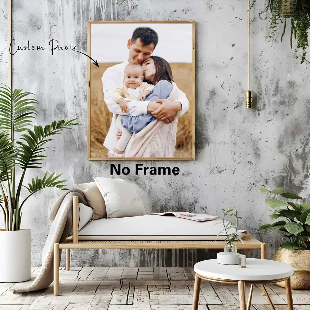 شخصية مطبوعة فرملس قماش جدارية المنزل المشارك غرفة المعيشة صورة ديكور المنزل هدايا شخصية