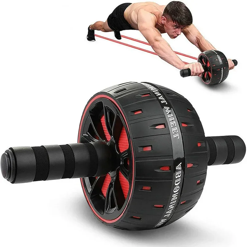 Grote Ab Roller voor Abs Workout Ab Roller Wiel Oefenapparatuur voor Core Workout Buikwiel Roller Voor Home Gym Spier - afbeelding 2