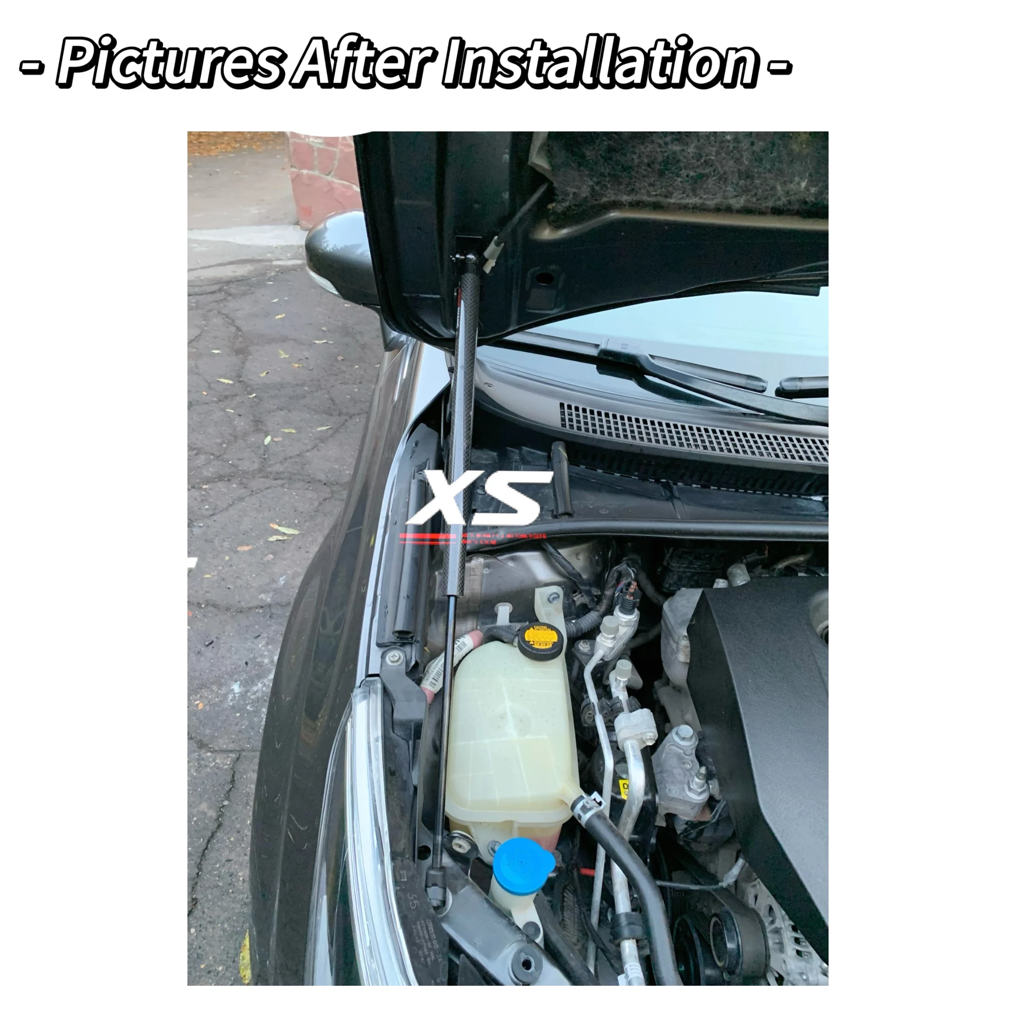 Dla Toyota Avensis T270 2009-2018 2x przednia maska maski modyfikuj siłowniki pneumatyczne wspornik podnośnika z włókna węglowego Shock Dampermper