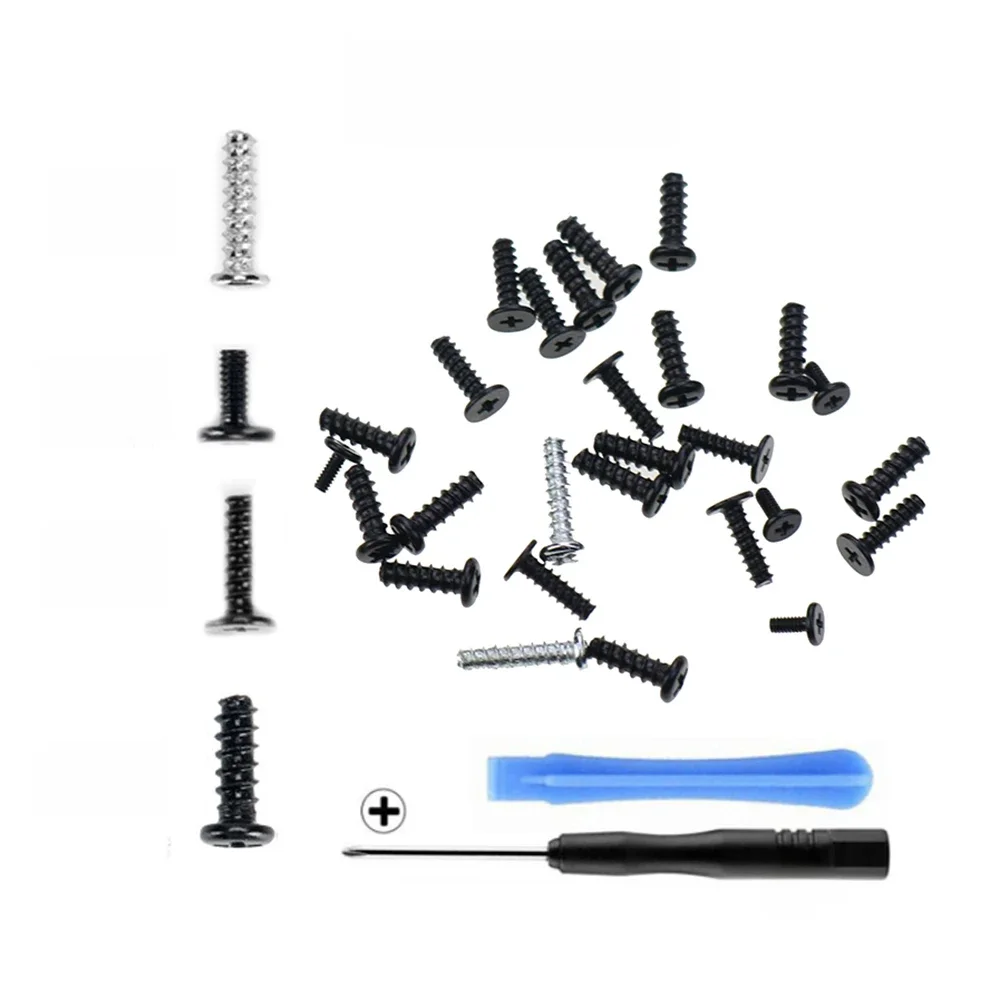 JCD pour poignée PS5 vis de réglage complète pour vis de contrôleur PS5 vis de tête vis de contrôleur et outil de tournevis cruciforme