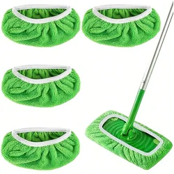 Microfiber Mop Cloth Absorbent Sponge Replacement Reusable Suitable for  Mop Household Accessories Green Bathroom