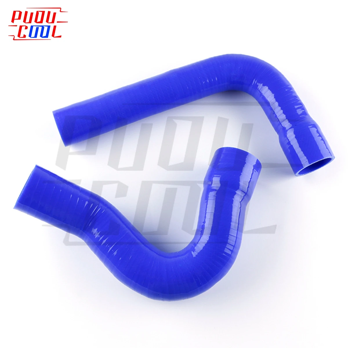 For 1967-1970 Ford Mustang / Falcon / Fairlane 6.4L 7.0L V8 Radiator Hoses Kit Silicone Tubes Pipes 2Pcs 10 Colors