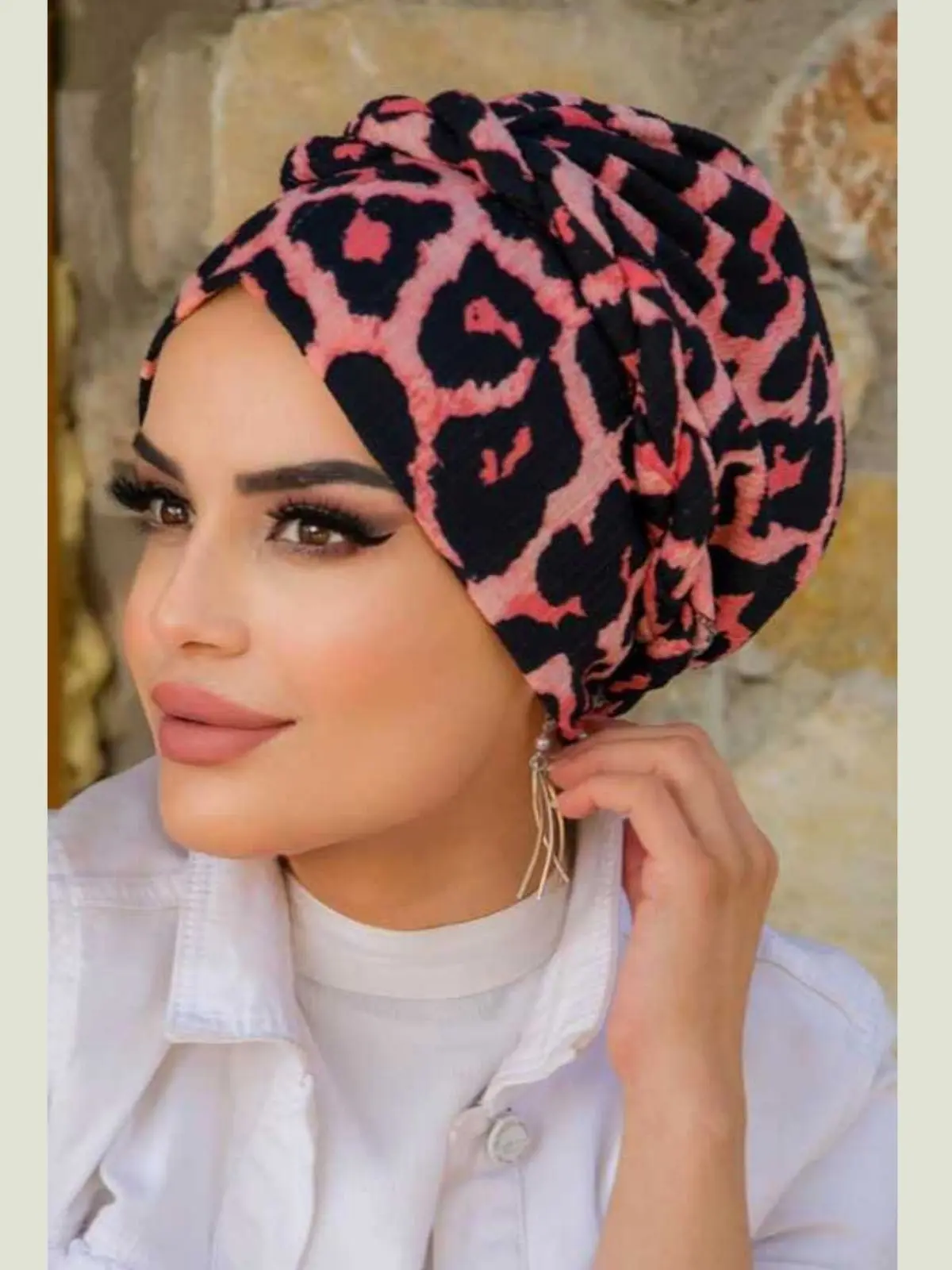 Corded Twisted  Ready Bonnet, Buy 2 Get 1 Free, Bonnet Muslim Fashion Shawl Casual Bonnet Summer Clothing Muslim Woman