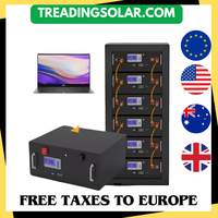 48V 100AH 150AH 200AH LiFePO4 Battery Pack 51.2V Lithium Solar Battery 6000+ Cycle Built-in 200A BMS RS485 CAN For Home Storage