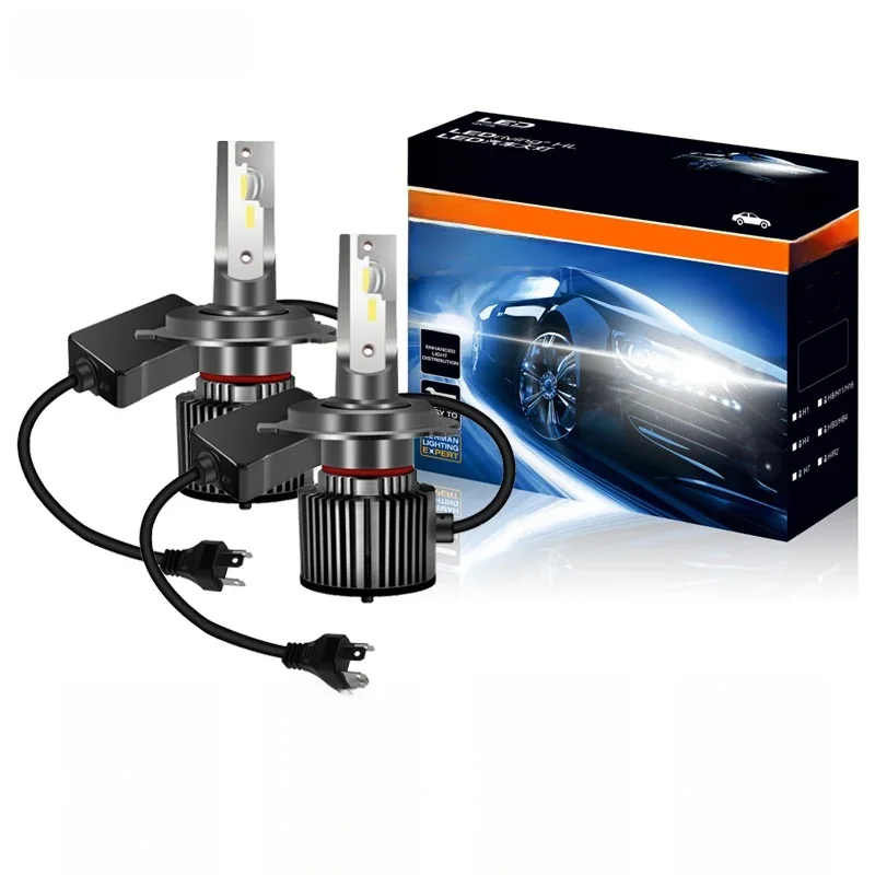 OSRAM LED H4 9003 HB2 P43t 12V 50W CF Version Car Headlight 4000LM Power Bright 6000K White Auto Upgrade Turbo Bulbs (2 Pcs)